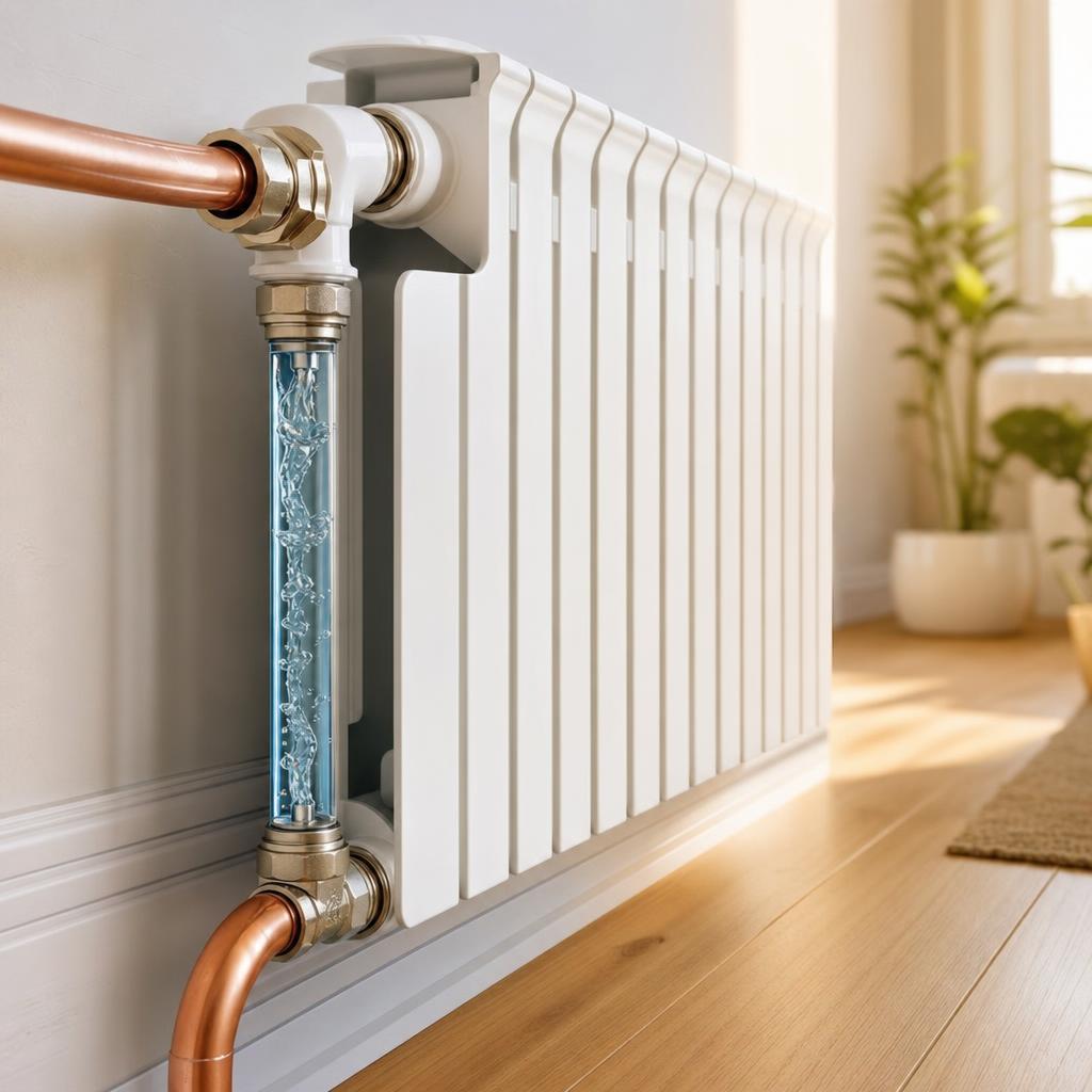 Clean efficient radiator after power flush